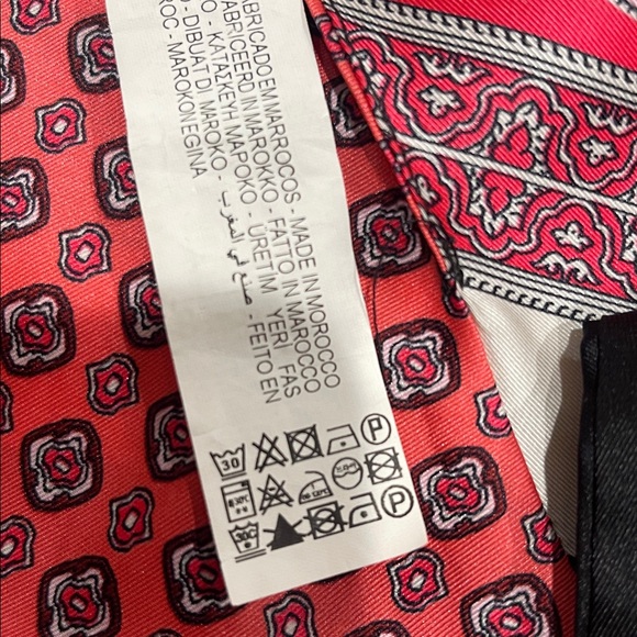 Zara Scarf Bandana Print Tie Back Top SZ S - Picture 7 of 7